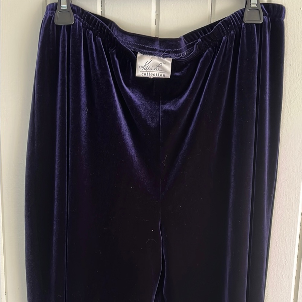 Kathie Lee Collection Velvet Pants